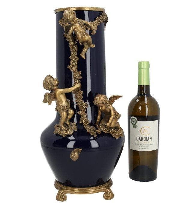 Vaas - Brons, Porselein - Classical vase, Antiek en Kunst, Curiosa en Brocante