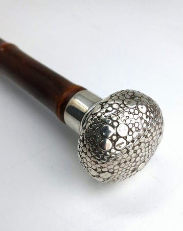 Brigg London - c.1900 Staf - Wandelstok - .925 zilver