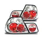 FEUX ARRIÈRE POUR BMW E46 98 -01 FOND CHROMÉ, Autos : Pièces & Accessoires, Verzenden