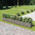 vidaXL Gabion plantenbak verhoogd 450x50x50 cm, Verzenden, Nieuw