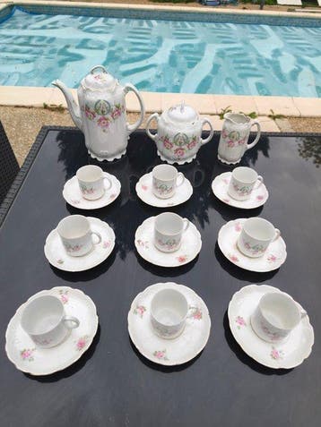 Service à café (12) - Porcelaine