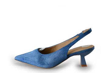Manfield Slingbacks in maat 38 Blauw, Vêtements | Femmes, Verzenden