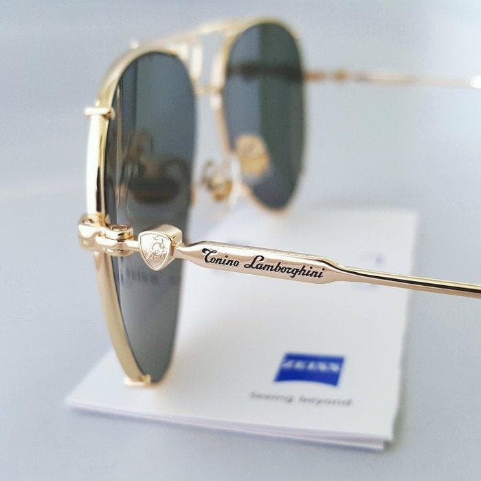 Other brand - Lamborghini - ZEISS - Gold - Premium - Green -, Handtassen en Accessoires, Zonnebrillen en Brillen | Dames