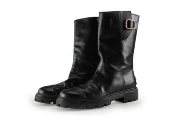 Tods Biker boots in maat 41 Zwart, Kleding | Dames, Schoenen, Verzenden, Zwart, Overige typen, Zo goed als nieuw