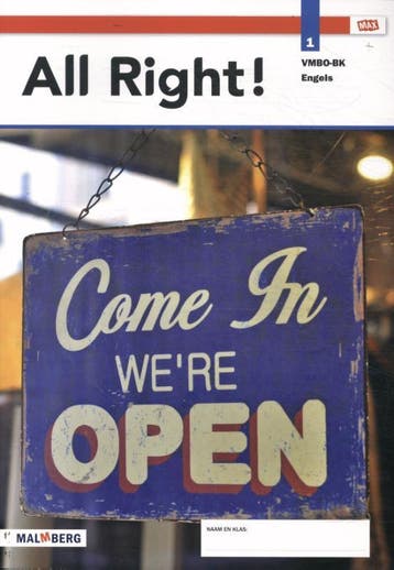 All Right! / 1 vmbo-bk engels 9789402064353 Vos, Boeken, Verzenden, Gelezen, Vos