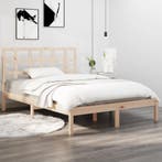 vidaXL Bedframe massief hout 160x200 cm, Verzenden, Nieuw