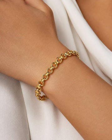 Chimento - Bracelet - 18 carats Or jaune, Or blanc -, Handtassen en Accessoires, Antieke sieraden
