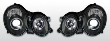 Koplampen Angel Eyes | Mercedes W208 CLK 1997-2002 | zwart, Verzenden