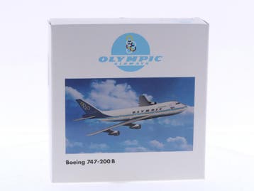 Schaal 1:500 Herpa 502405 Olympic Airways Boeing 747-200..., Hobby & Loisirs créatifs, Modélisme | Avions & Hélicoptères, Ophalen of Verzenden