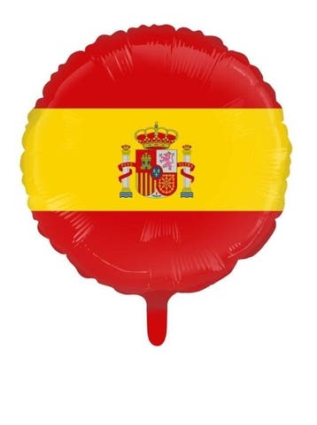 Spanje Helium Ballon Leeg 45cm, Verzenden, Nieuw