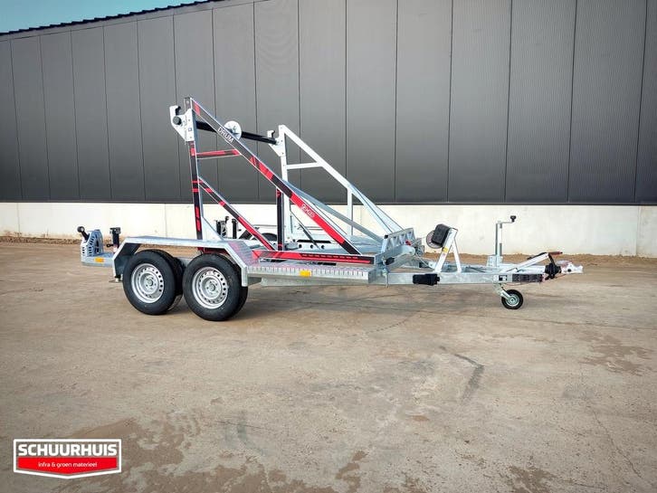 Haspelwagen TA-NO kantelbaar tandemasser 2 assen 2700kg & 35, Autos : Divers, Remorques, Enlèvement