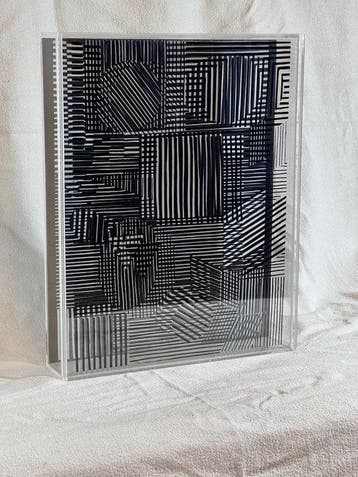 Victor Vasarely (1906-1997) - sculptuur, Tower - 30.5 cm -
