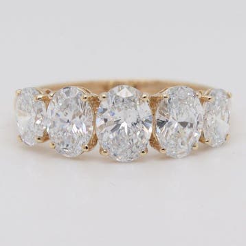Zonder minimumprijs - Ring - 14 karaat Geel goud - 2.43ct.