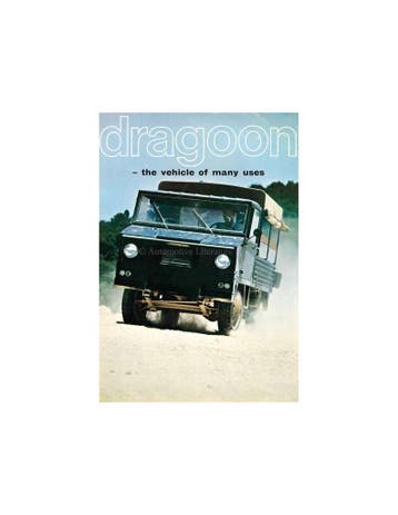196? AUTOCARS DRAGOON BROCHURE ENGELS, Ophalen of Verzenden, Nieuw