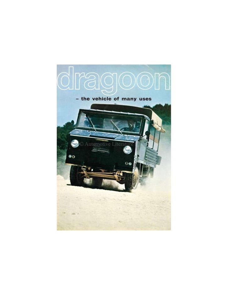 196? AUTOCARS DRAGOON BROCHURE ENGELS, Livres, Autos | Brochures & Magazines, Enlèvement ou Envoi