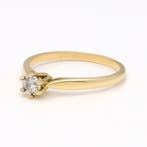 Bague - 18 carats Or jaune Diamant (Naturelle), Nieuw