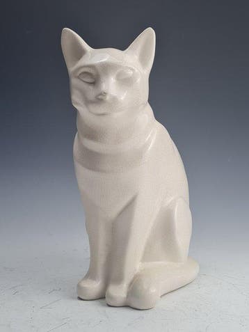 Nagel - Figurine - Zittende kat - Faïence