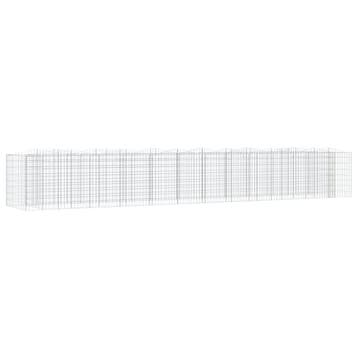 vidaXL Schanskorf gewelfd verhoogd 600x100x100 cm, Tuin en Terras, Verzenden, Nieuw