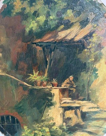 Francesco Paolo Diodati (1864-1940), Attr. - Paesaggio Con