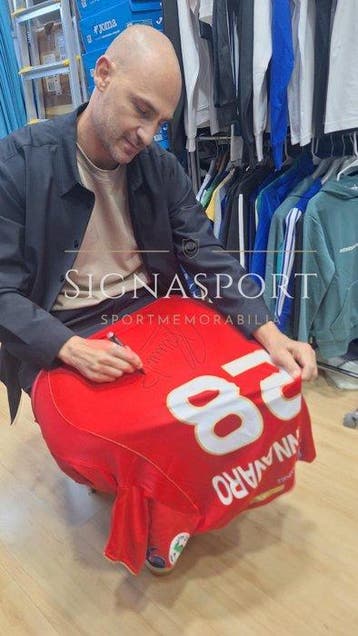 Napoli - Coupe d’Europe de Football - Cannavaro - Maillot de, Collections