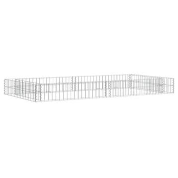 vidaXL Gabion plantenbak verhoogd 200x100x20 cm, Verzenden