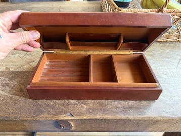 Sigarendoos - Synthetisch leder - Franse sigarendoos