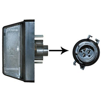 Citroen Jumper 2002-2006 Plaatverlichting Links Pickup / Cha, Verzenden