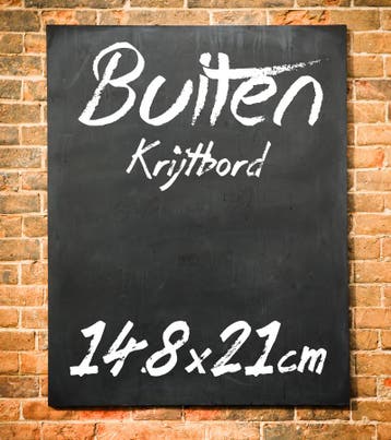 Krijtbord Buiten A5, Verzenden, Nieuw