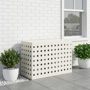 vidaXL Air Conditioner Hoes Wit 90 x 40 x 60 cm Staal, Verzenden