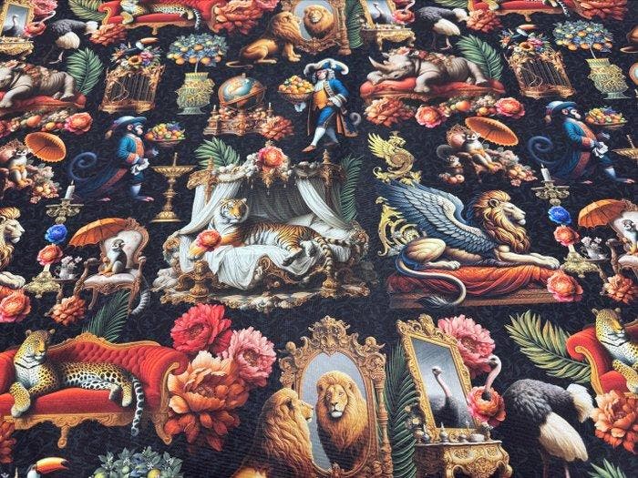 Het Fantastische Salon der Wonderen - Meubelstof - 3 m - 2.8, Antiquités & Art, Tapis & Textile