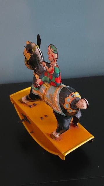 George Adam Mangold / Gama - Jouet en étain - Clown on, Antiek en Kunst