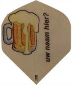 Dartflights Bedrukken Met Bierpul En Naam, Ophalen of Verzenden, Pijlen