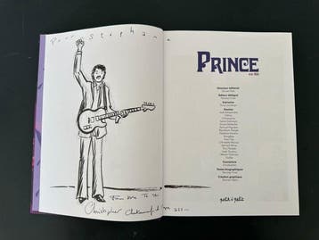 Prince en BD + dédicace - C - 1 Album - Eerste druk - 2021, Nieuw