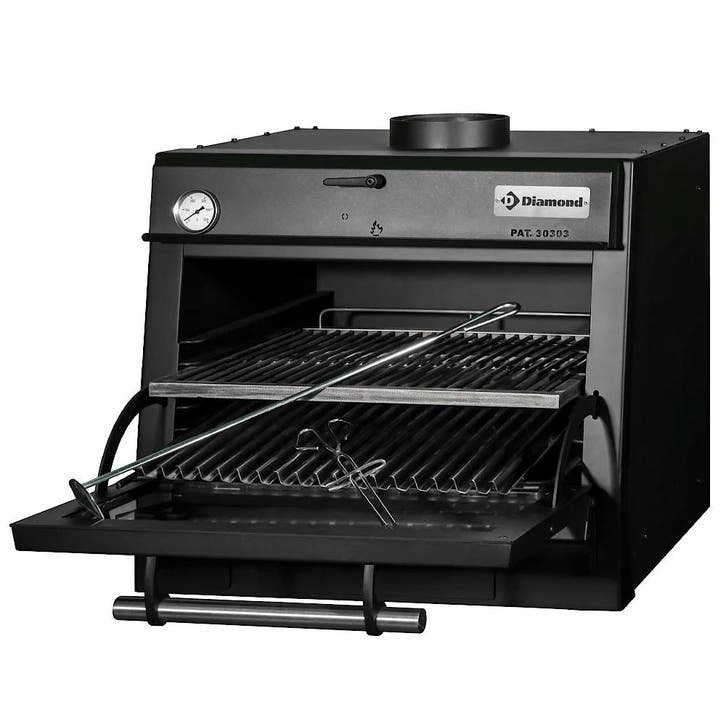 Houtskooloven | 180°C/350°C | Productie 60kg/u |, Zakelijke goederen, Horeca | Keukenapparatuur, Nieuw in verpakking, Verzenden