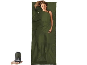 Veiling - Maraboha Lakenzak van Zachte Microvezel - Reisslaa, Caravans en Kamperen, Slaapzakken, Nieuw