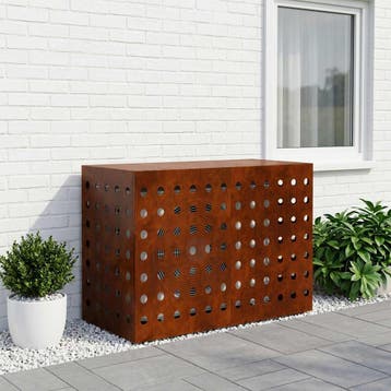 vidaXL Air Conditioner Hoes Roestkleurig 90 x 40 x 60 cm, Electroménager, Verzenden