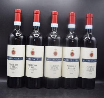 2020 Grimaldi, Nebbiolo dAlba - Piëmont - 5 Flessen (0.75, Nieuw