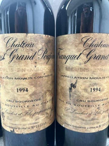 1994 Château Franquet Grand Poujeaux - Moulis-en-Médoc Cru, Verzamelen, Nieuw