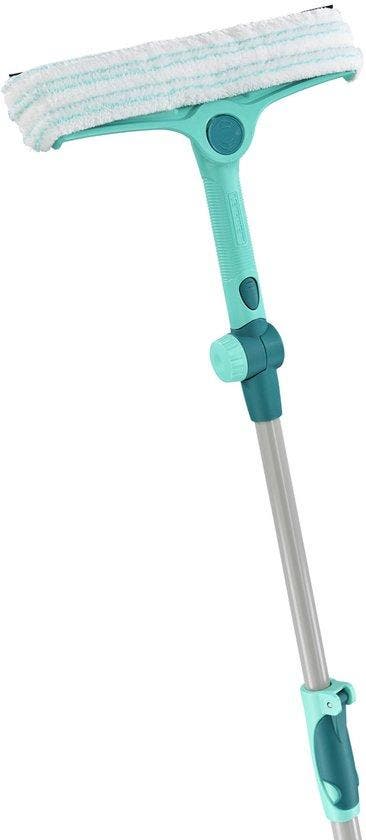 Leifheit raamwisser 4in1 met telescoopsteel — gebruikt, Huis en Inrichting, Schoonmaakartikelen, Verzenden