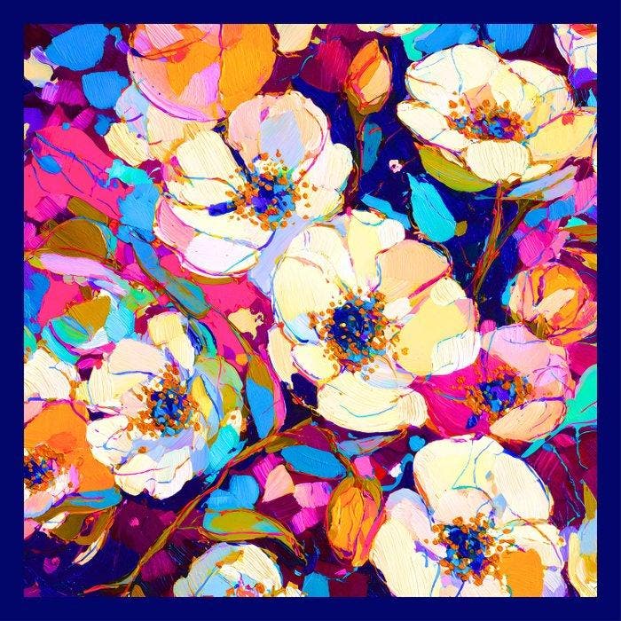 Marta Ellie (1985) - Ivory Bloom Reverie XXL, Antiquités & Art, Art | Objets design