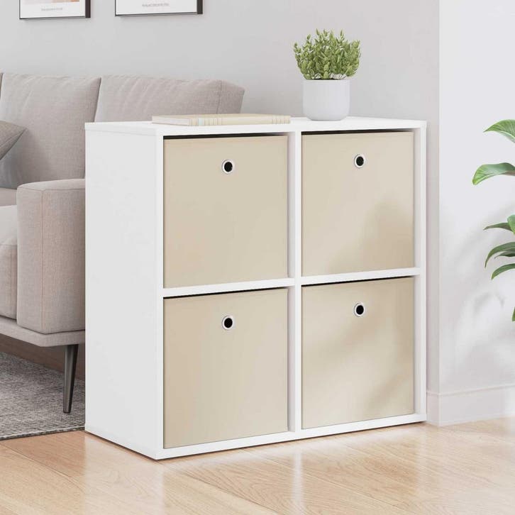 vidaXL Dressoir met lade Wit 68,5 x 32 x 67 cm, Maison & Meubles, Armoires | Dressoirs, Envoi