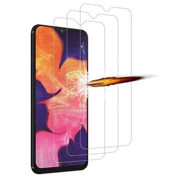 3-Pack Samsung Galaxy A10 Full Cover Screen Protector 9D, Télécoms, Verzenden