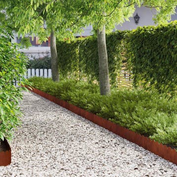 vidaXL Gazonrand met scherpe & ronde bovenzijde 20 st, Verzenden