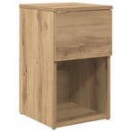 vidaXL Bedkast Artisanaal eiken 29 x 31,5 x 49 cm Bewerkt, Verzenden, Nieuw