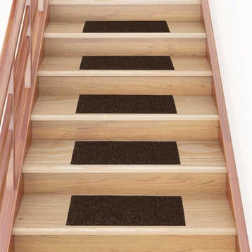 vidaXL Trapmatten zelfklevend 30 stuks 60x25 cm bruin, Verzenden
