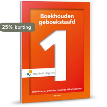 Boekhouden geboekstaafd 1 9789001878436 D.J.J. Heslinga, Verzenden, D.J.J. Heslinga