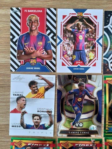Topps & Panini & Leaf Lot Lamine Yamal & Other Cracks - 12