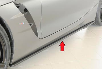 Side skirt aanzetstuk | geschikt voor BMW | Z4 Roadster 2019, Verzenden, Nieuw, BMW
