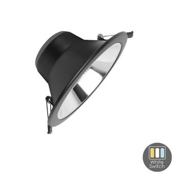 LED Downlighter Tri-Color 13W Ø17cm Zwart IP22, Maison & Meubles, Verzenden