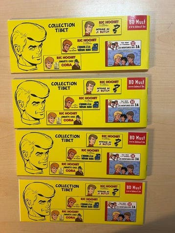 Ric Hochet - 4 Albums publicitaires - 4x B - 4 Album -